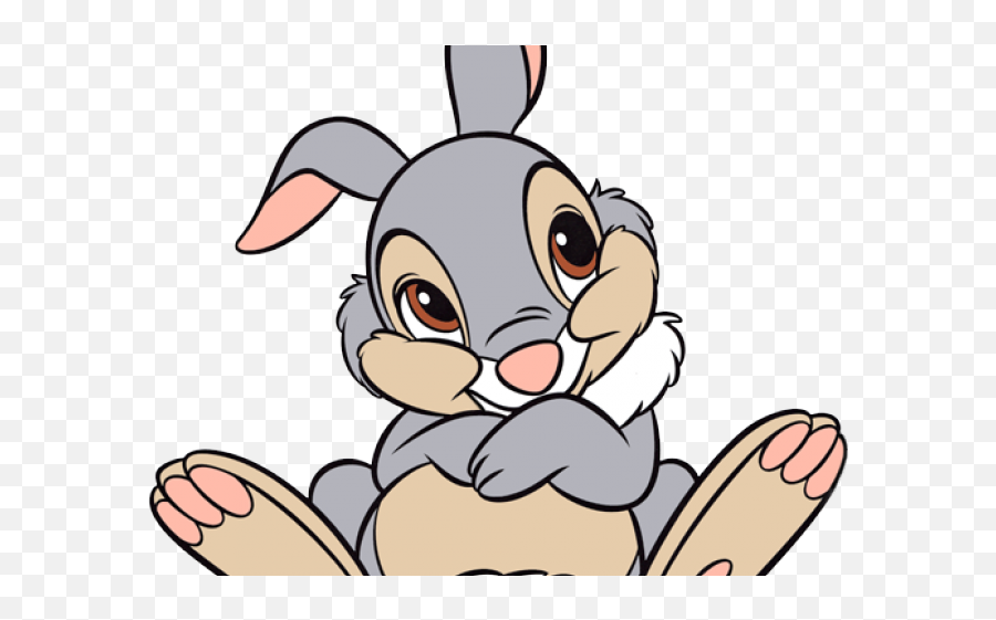 Thumper Clipart Png Image With No - Thumper Bambi Face,Thumper Png