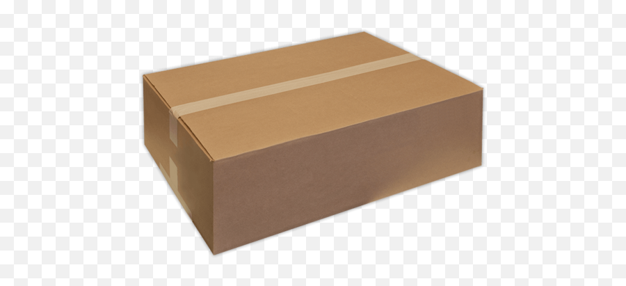 Brown Corrugated Box - Brown Shipping Transparent Box Png,Rectangle Box Png