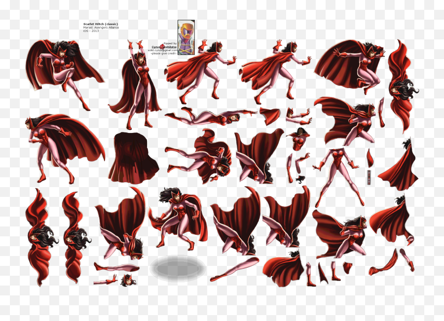 Avengers Alliance - Scarlet Witch Marvel Ultimate Alliance 2 Png,Scarlet Witch Transparent