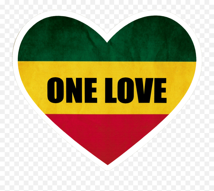One Love Heart - Small Bumper Sticker Decal One Love Heart Png,Small Heart Png