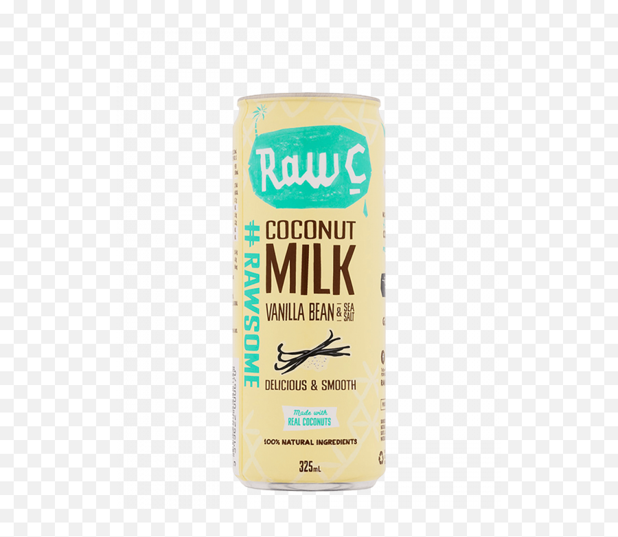 Raw C Coconut Milk Vanilla Seasalt - Raw C Png,Coconuts Png