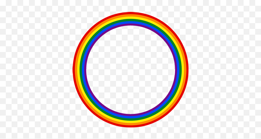 Rainbow Circle - Support Campaign Twibbon Circle Png,Rainbow Circle Png