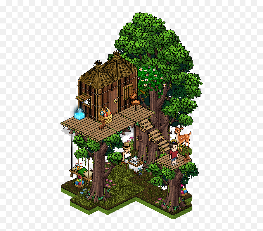 Easter Treehouse Bundle - Jungle Habbo Png,Treehouse Png