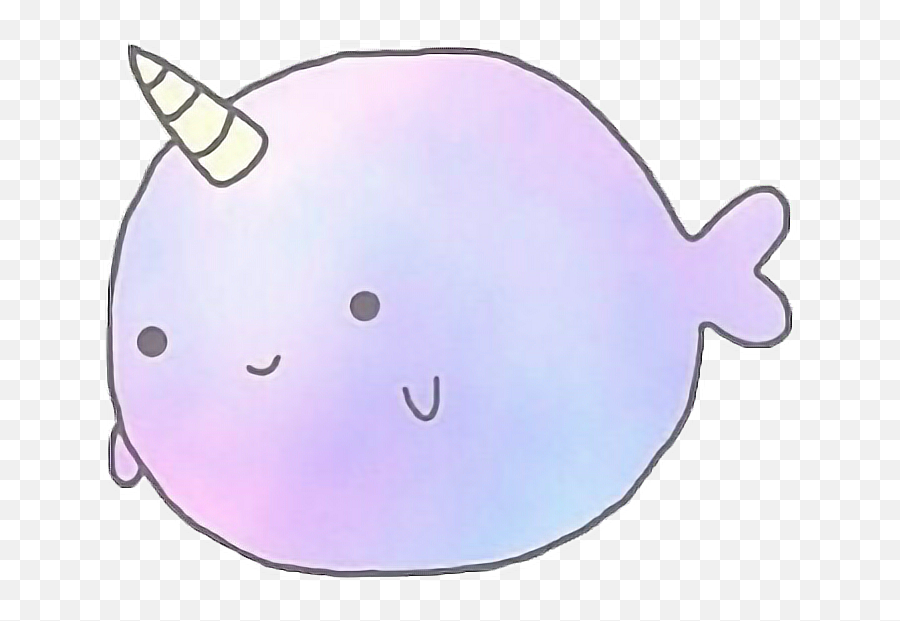 Cute - Narwhal Png,Narwhal Png