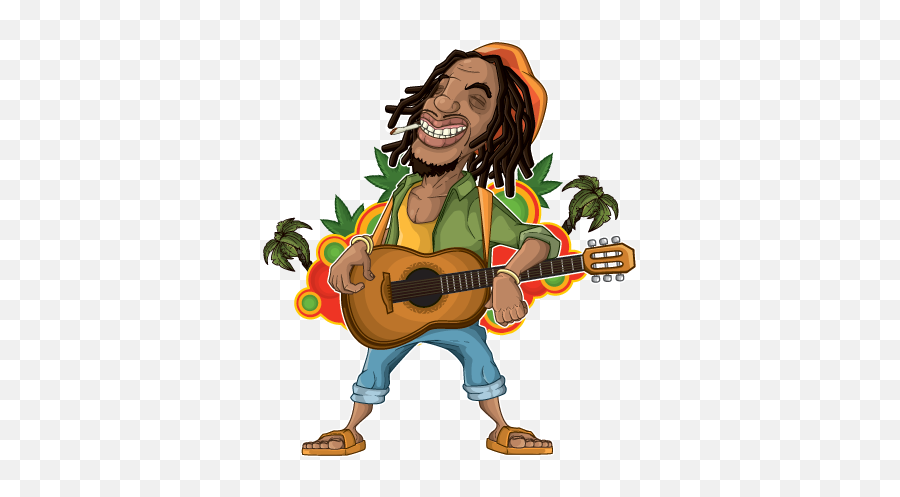 Rastafari Bob Marley Wall Sticker Tenstickers - Bob Marley Give Me Hope Joanna Png,Bob Marley Png