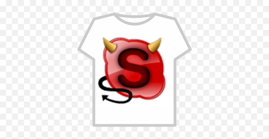 Devil Skypepng - Roblox T Shirt En Roblox Nike,Skype Png
