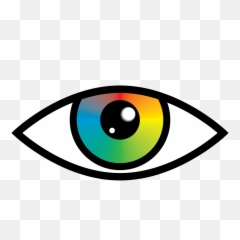 Library Of Heart Eyes Clip Royalty Free - Rainbow Clipart png