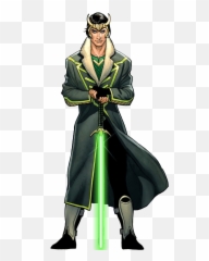 Loki Clipart Scepter Comic - Agent Of Asgard Outfit png