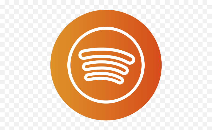 Spotify Icon Png - Spotify Logo Orange Png,Transparent Spotify Logo