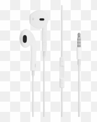 Apple Earbuds Png - Headphones