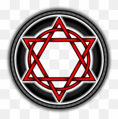 Estrella Png Clip Arts For Web - Hexagram Red Star
