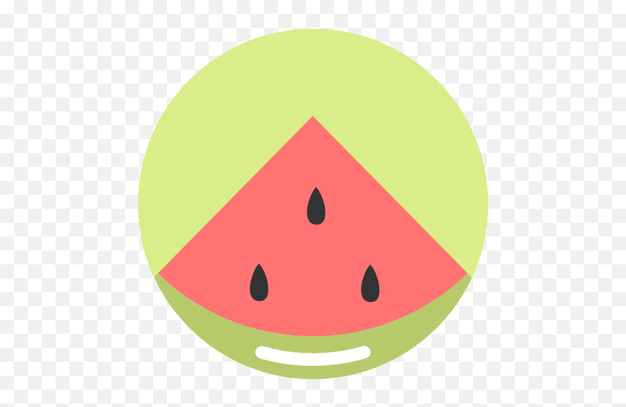 Nutrition Summer Watermelon Icon - Minimal Fruit Png,Watermelon Transparent