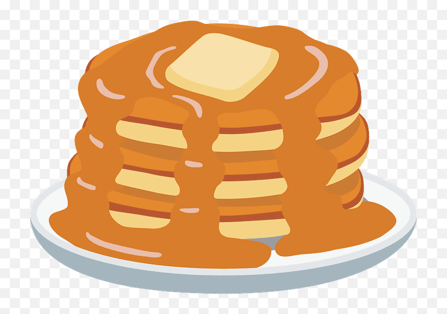 Pancakes Emoji Clipart Free Download Transparent Png - Clip Art Banana Pancakes,Pancakes Png