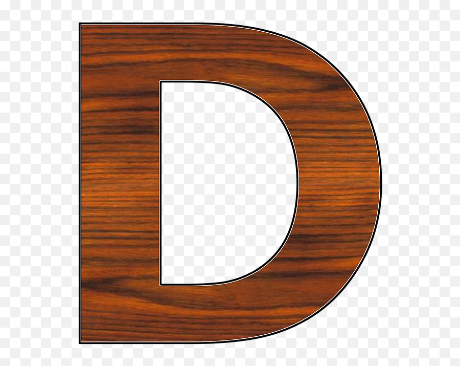 Letter Wood Alphabet - Letter D Wood Transparent Png,D Png