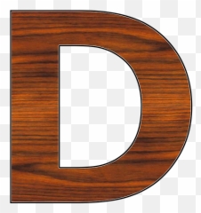 Letter Wood Alphabet - Letter D Wood Transparent Png,D Png