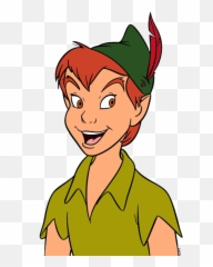 Peter Pan Smiling - Without Hat png