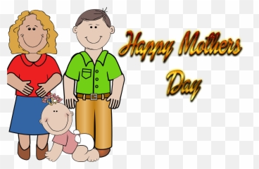 Happy Mothers Day Png Background - Clip Art Image Of Father