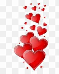 Red Hearts Png Clipart Image - Hearts Clip Art Png,Macbook Hearts Png