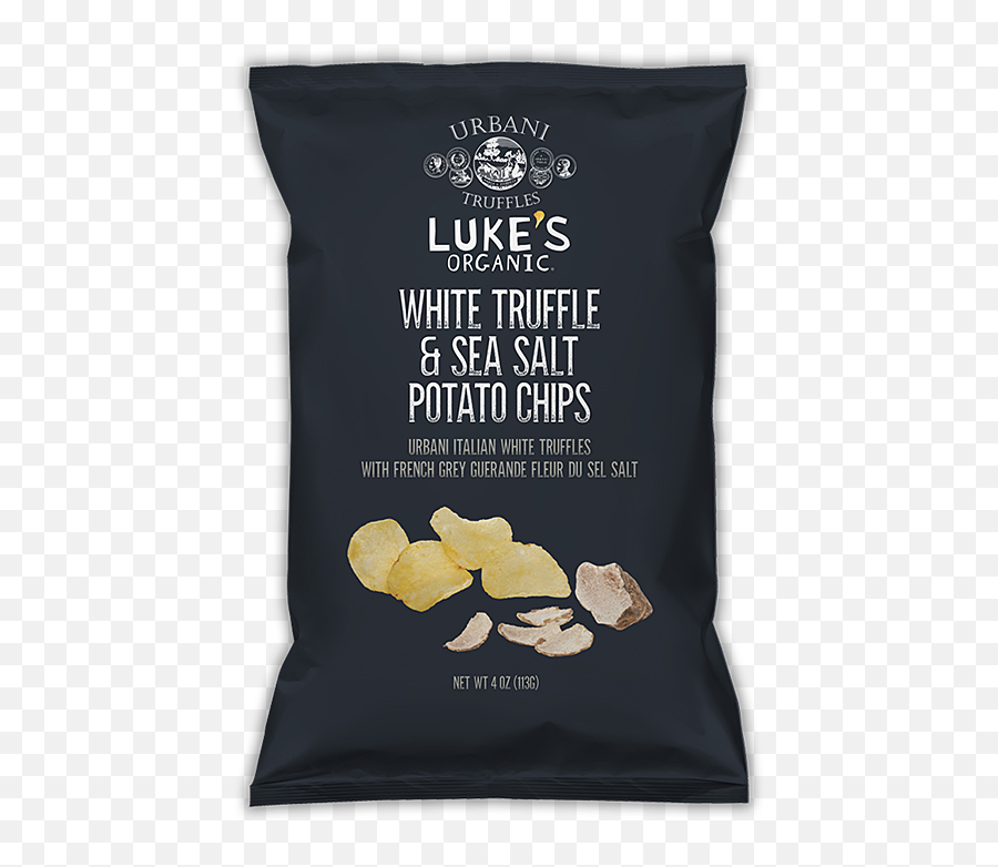 White Truffle U0026 Sea Salt Potato Chips Lukeu0027s Organic - Organic White Truffle Potato Chips Png,Potato Chips Png