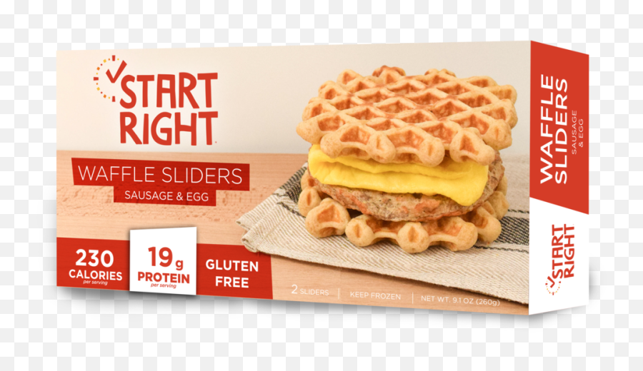 Waffle Sliders U2014 Start Right - Breakfast Sandwich Png,Waffle Transparent