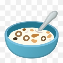 Bowl Of Cereal Emoji Png Image With No - Cereal Bowl Clipart Png,Cereal Bowl Png