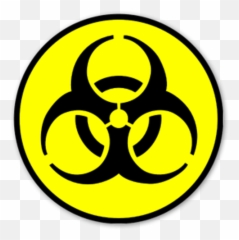 Biohazard Symbol Nuke Sticker - Mania Símbolo De Risco Biológico png