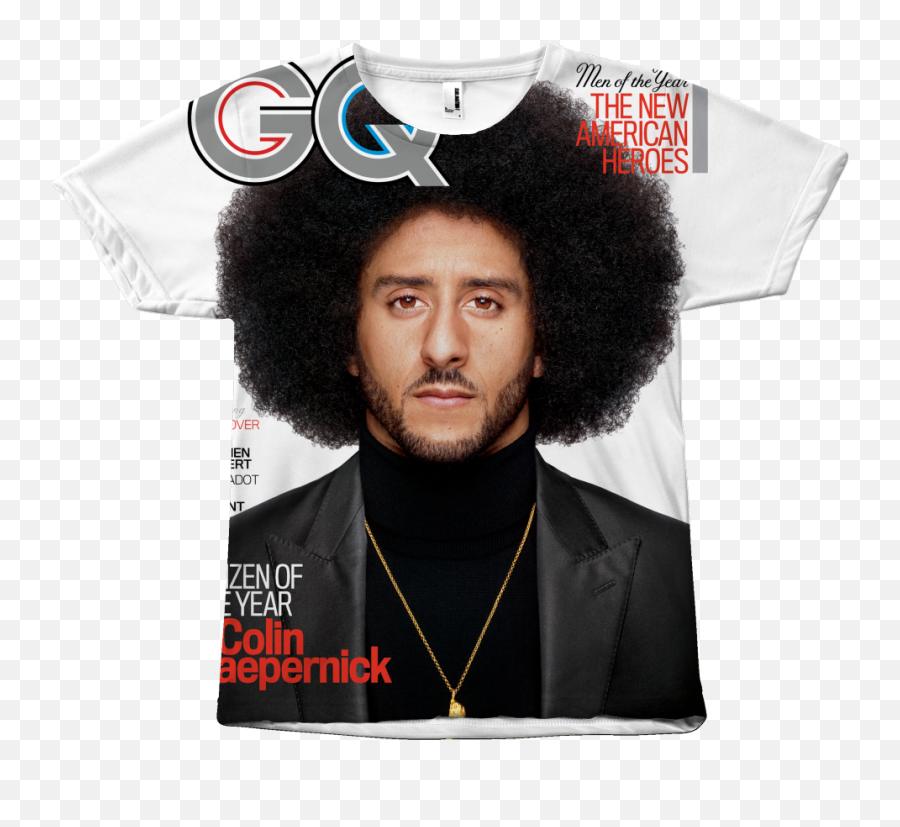 Download Colin Kaepernick Gq Magazine Citizen Of The Year - Colin Kaepernick Activism Png,Gq Logo Png