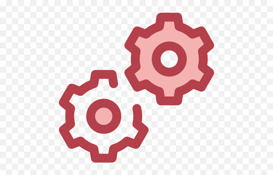 Gear Settings Configuration Cogwheel Tools And Utensils - Red Settings Icon Png,Gear Icon Transparent