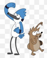 Mordecai Png - Cartoon Network Mad Regular Show,Mordecai Png