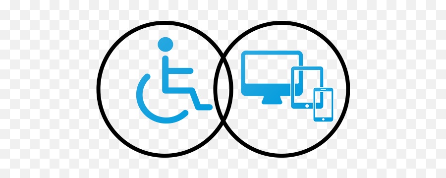 Ucla Disabilities And Computing Program - Vertical Png,Venn Diagram Logo