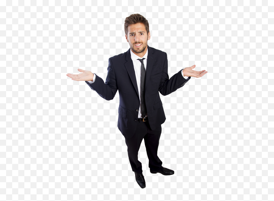 confused businessman png