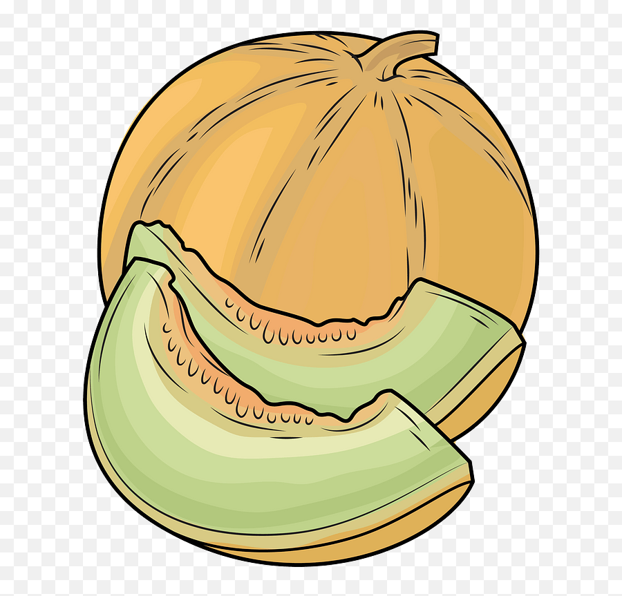 Melons Clipart Free Download Transparent Png Creazilla - Fresh,Calabaza Png