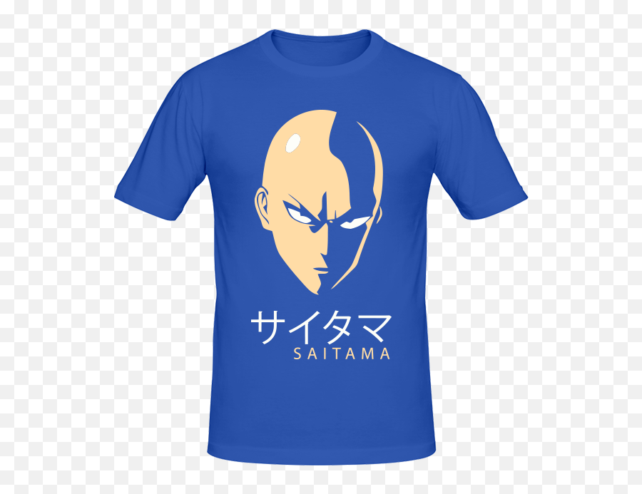 T - Shirt Saitama Face Fictional Character Png,Saitama Face Png