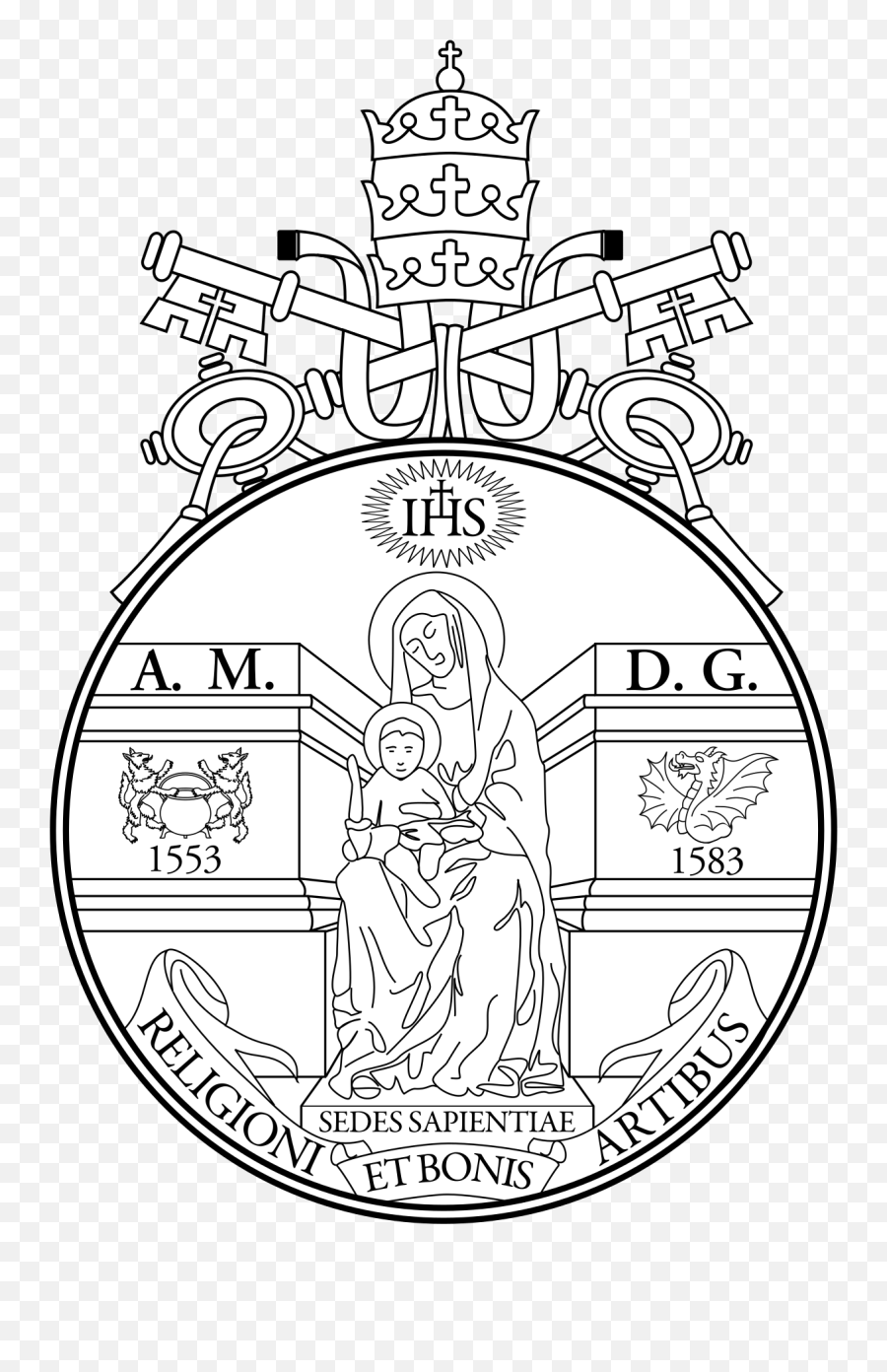 Pontifical Gregorian University - Uni Gregoriana Png,St Ignatius Icon