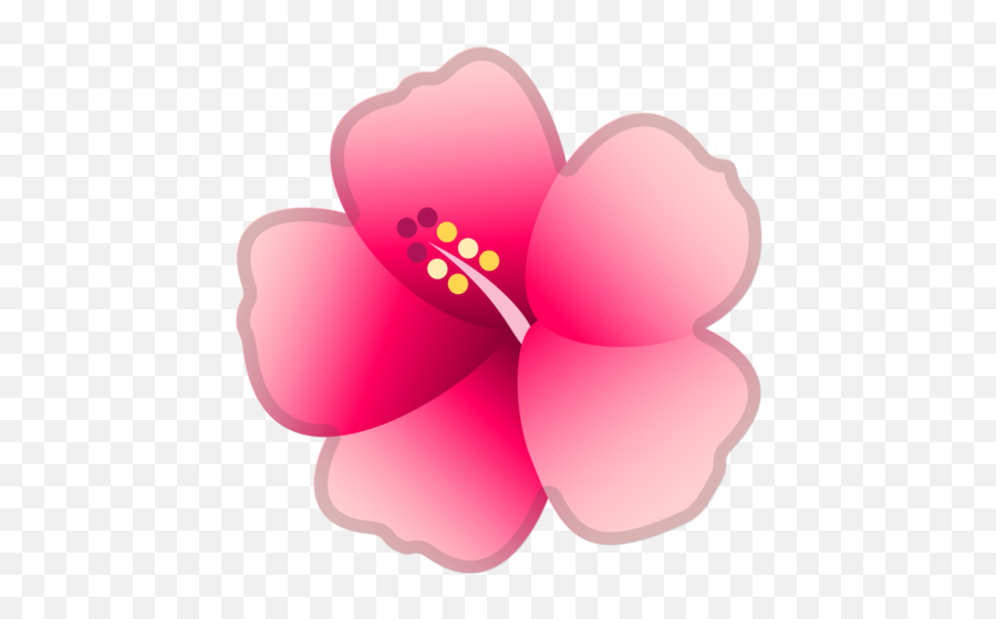 Hibiscus Emoji - Hibiscus Emoji Png,Emjoi Icon