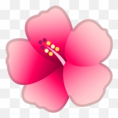 Hibiscus Emoji - png