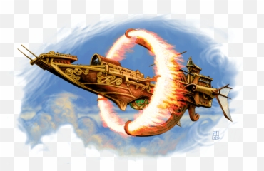 Keith Baker - Eberron Airship png