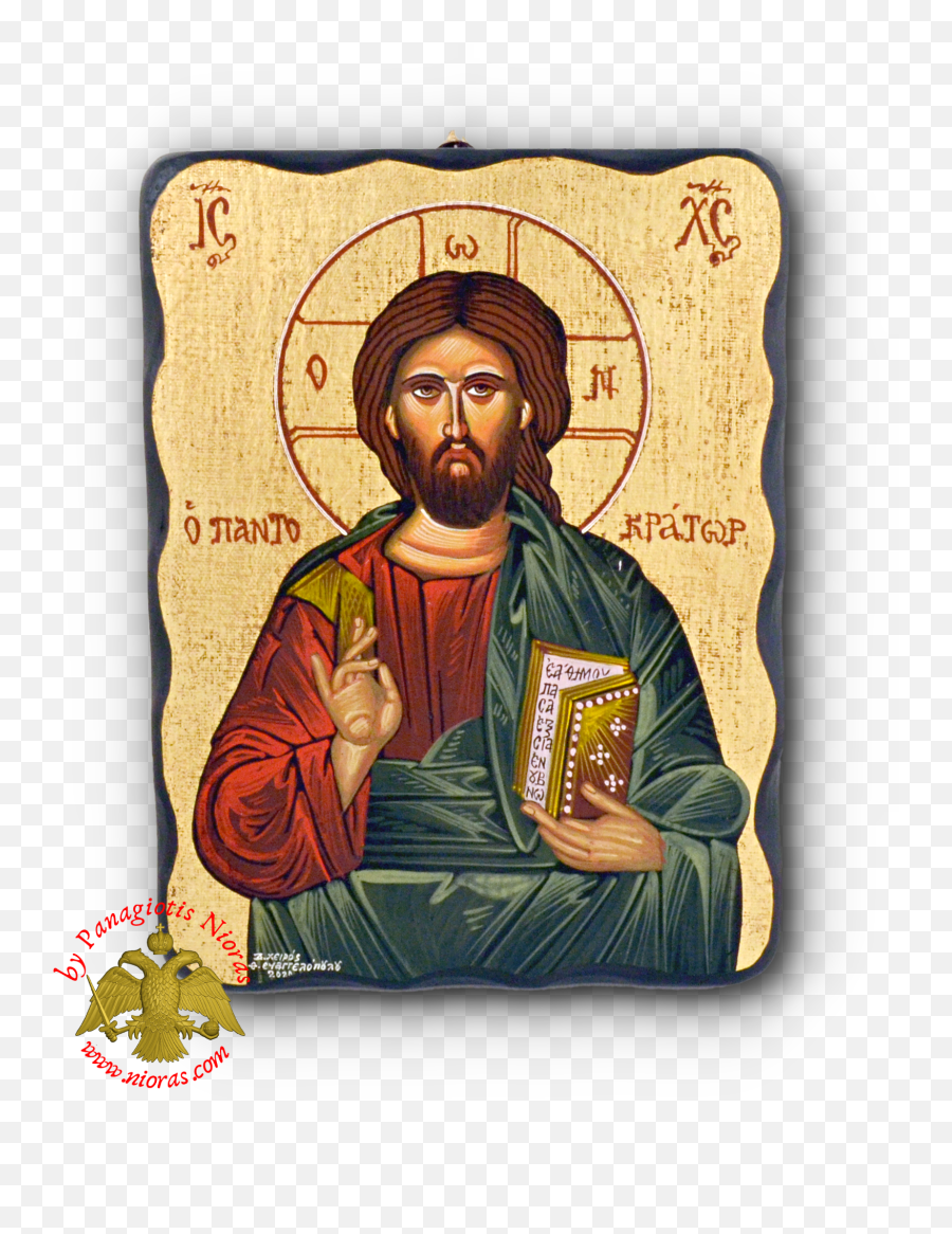 Hand Painted Byzantine Icons Www - Byzantine Png,Christ Pantocrator Icon