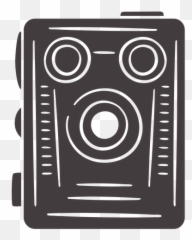 Vintage Film Camera Black Icon - Transparent PNG u0026 SVG Film Icon