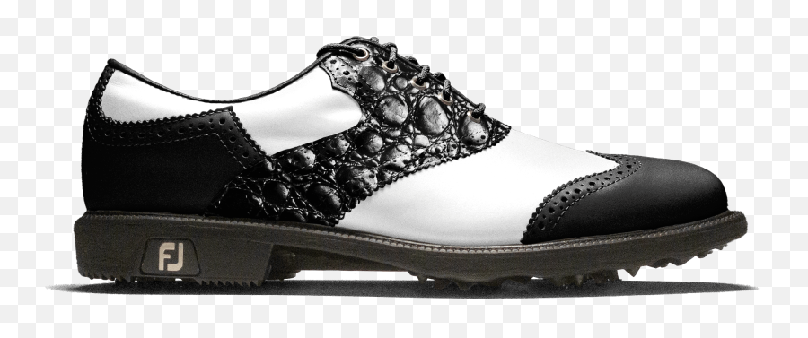 Mens Narrow Golf Shoes - Lace Up Png,Fj Icon Black