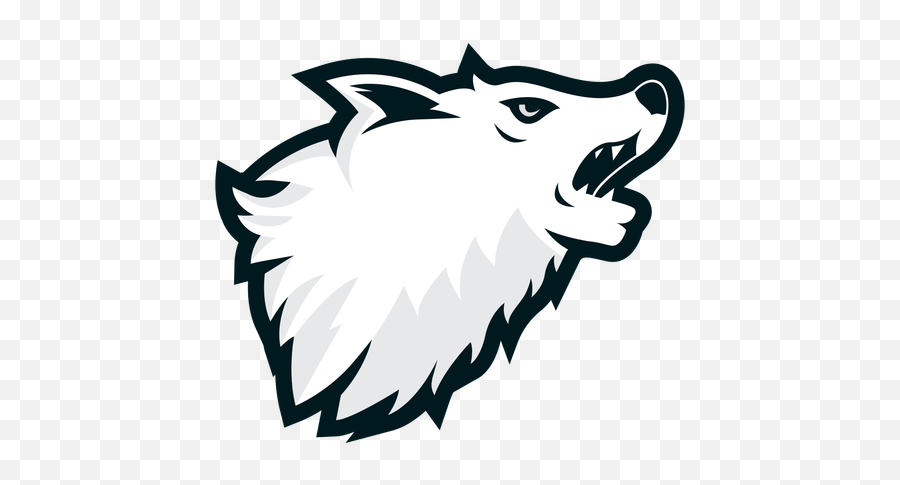 Howling Wolf Side Logo - Lobo Png De Lado,Howling Wolf Icon