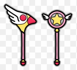 Cardcaptor Sakura Wands Stickers 2pk - Dot Png,Cardcaptor Sakura Icon
