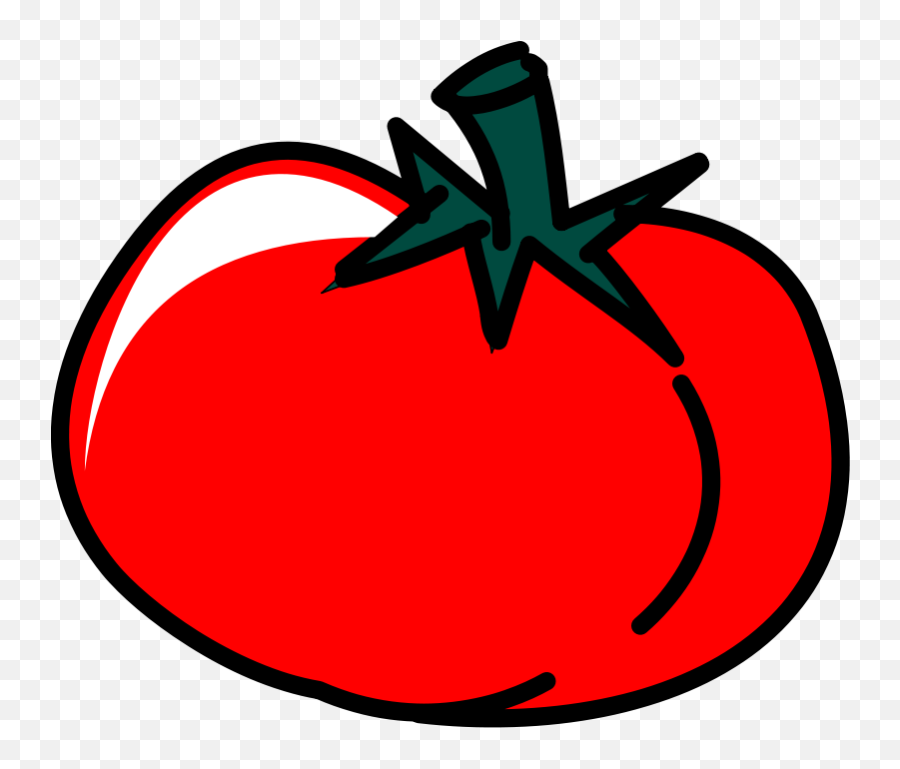 Free Vector Vegetables - Cartoon Tomato Clip Art Png,Tomato Icon Vector