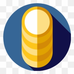 Stack Of Coins With Close Symbol Vector Svg Icon 2 - PNG Coinstack In A Circle