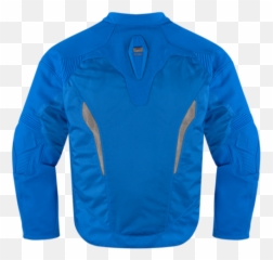 Icon Menu0027s Small Sanctuary Blue Leather Motorcycle Riding - Long Sleeve png