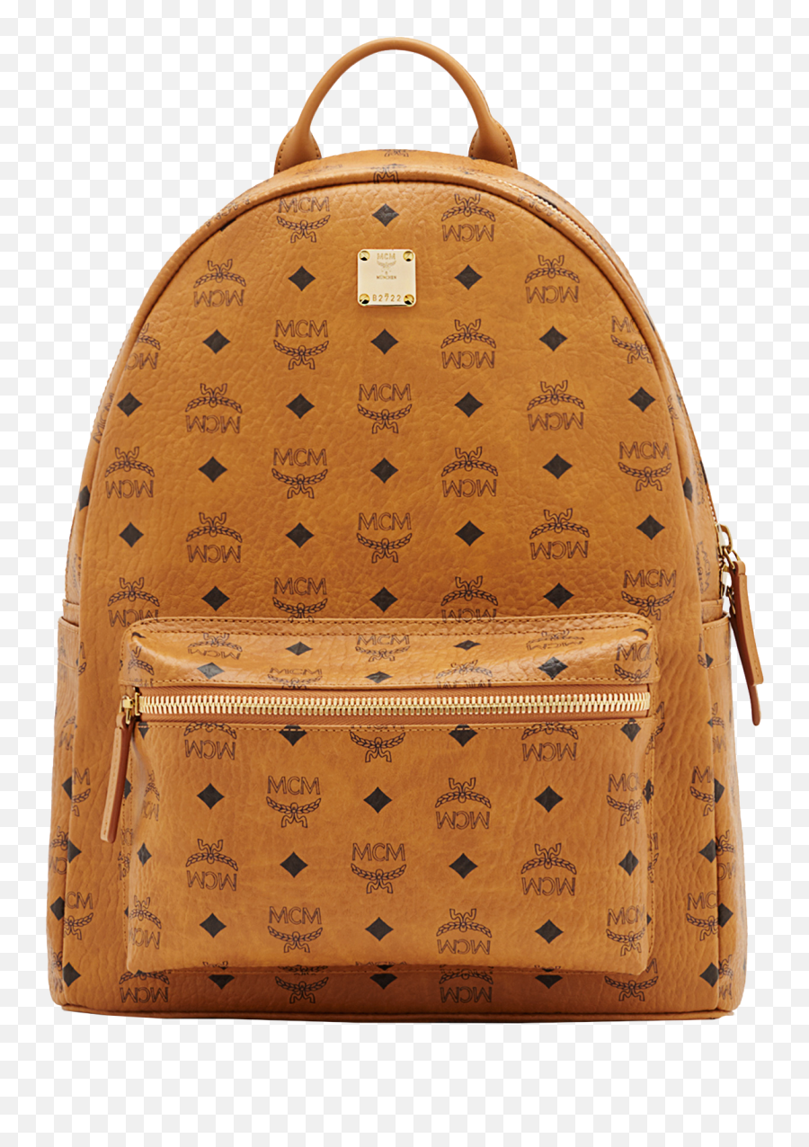 40 Cm 157 Stark Classic Backpack In Visetos Cognac Mcm Cz - Brown Mcm Backpack Medium Png,Icon Old School Backpack