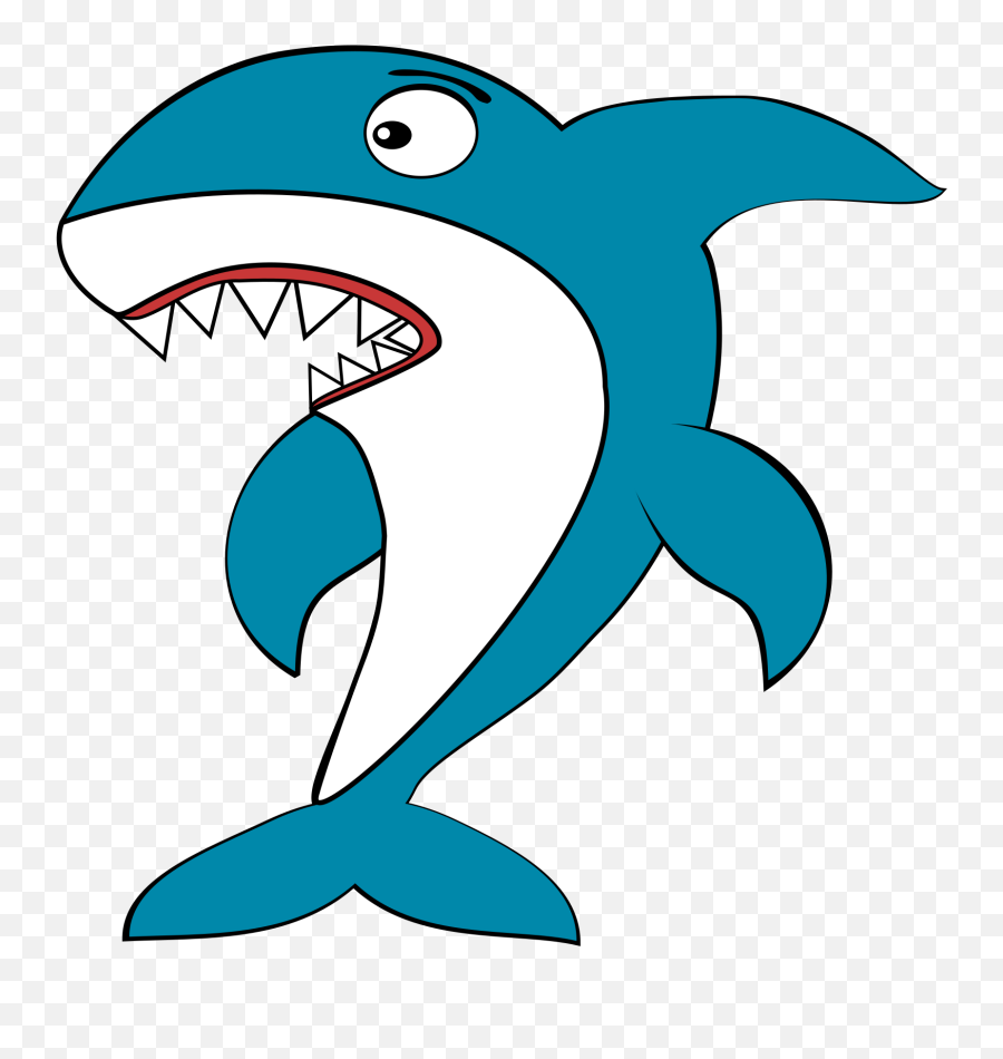 Clipart Dolphin Shark - Shark Clipart Png,Shark Clipart Transparent Background