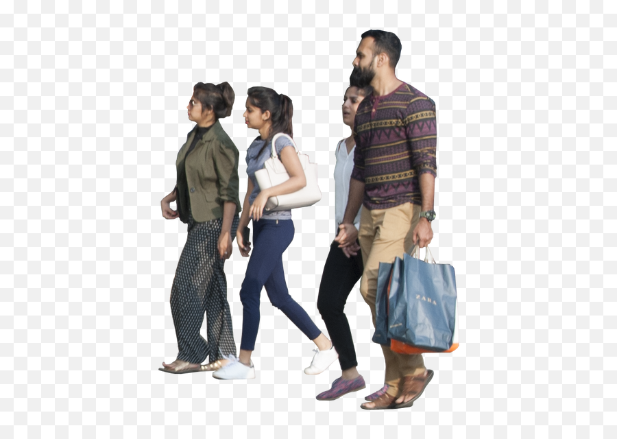 Group Of People Walking Transparent - People Walking Png,People Walking Png