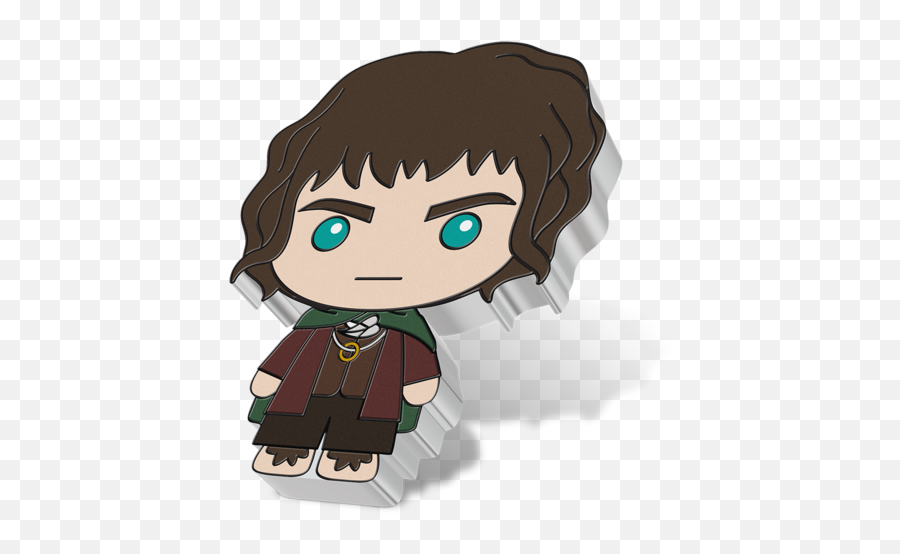 Frodo Baggins - Chibi Coin Collection Lord Of The Rings Frodo Baggins Png,Gingerbread Man Icon League Of Legends