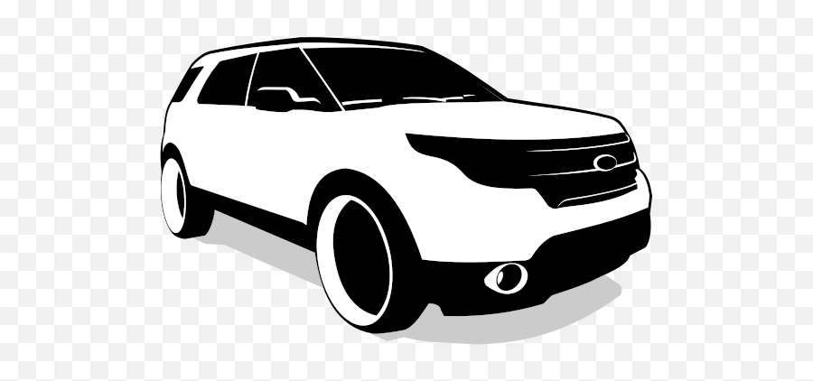 Car Png Vector Icon - Clip Art Library Ford Car Vector,Suv Icon